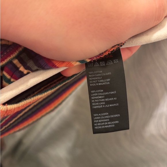 Striped Multicolor Wrap Top - Picture 4 of 4